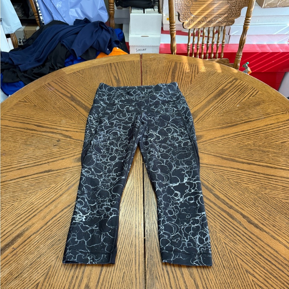Under Armour Black and White Compression Pants